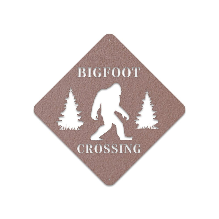 Bigfoot Crossing - Sasquatch Metal Sign