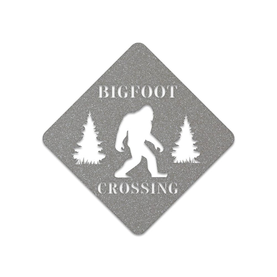 Bigfoot Crossing - Sasquatch Metal Sign