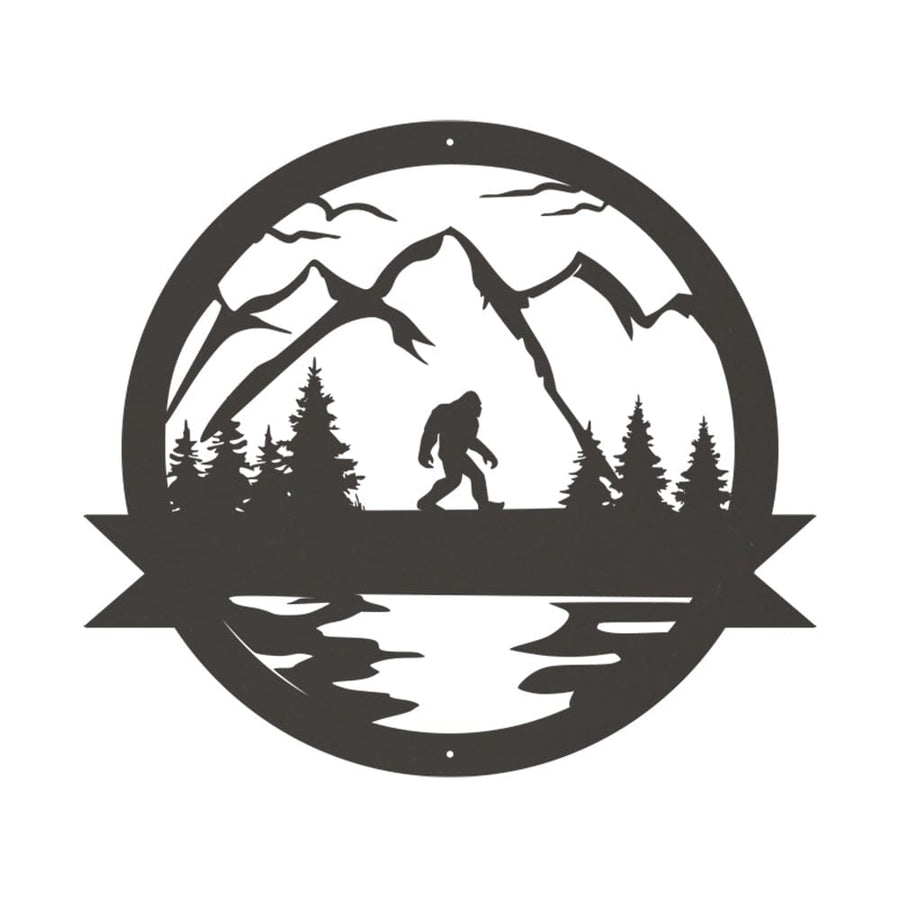 Bigfoot Metal Sign