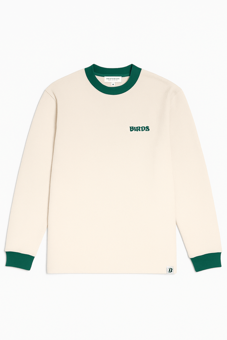 Men's Birds Thermal Waffle Knit Shirt