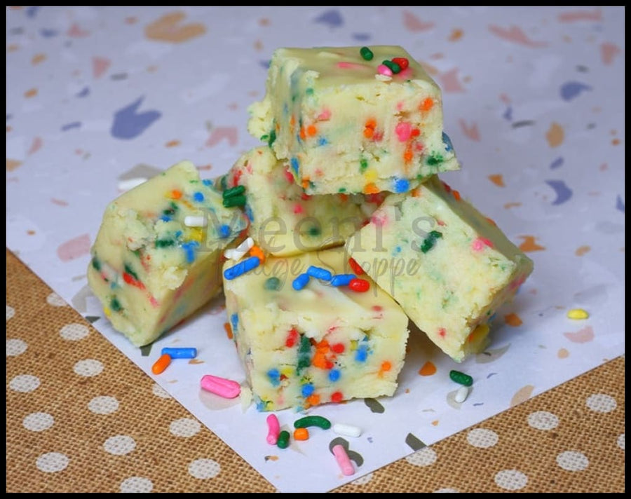 Handmade Cake Batter Fudge with Sprinkles | Meem's Fudge Shoppe