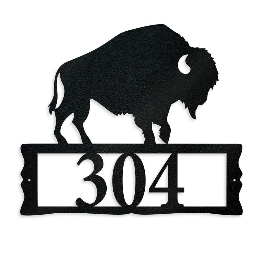 Bison Address Sign