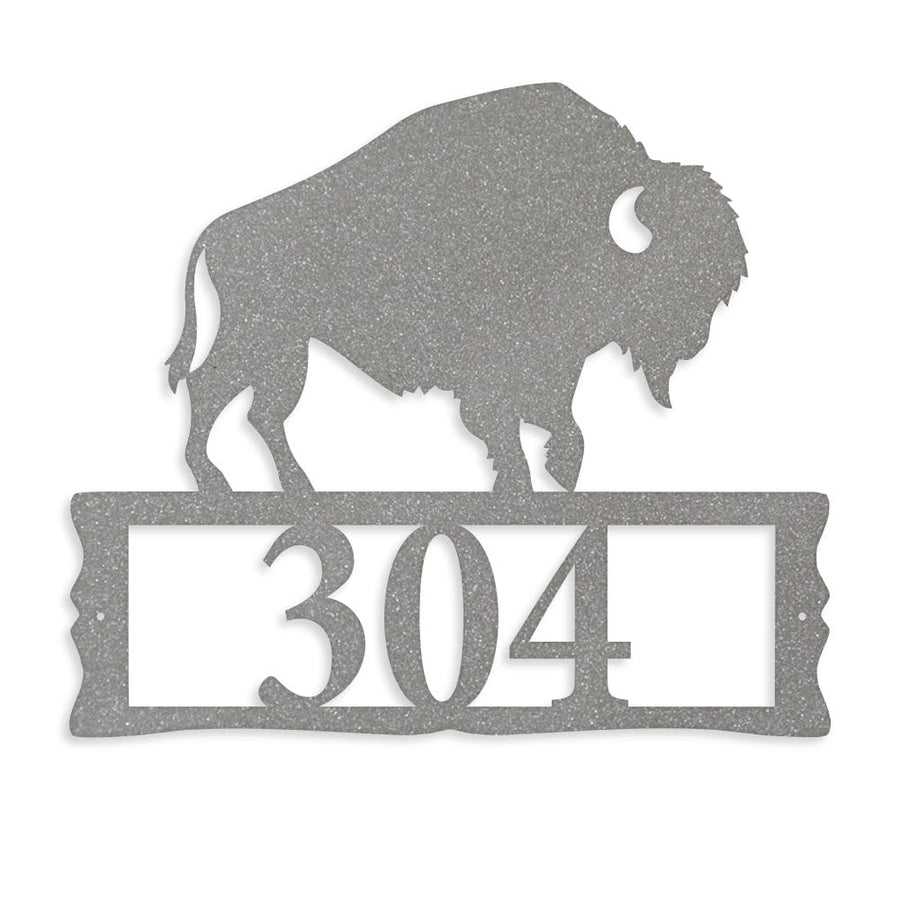 Bison Address Sign