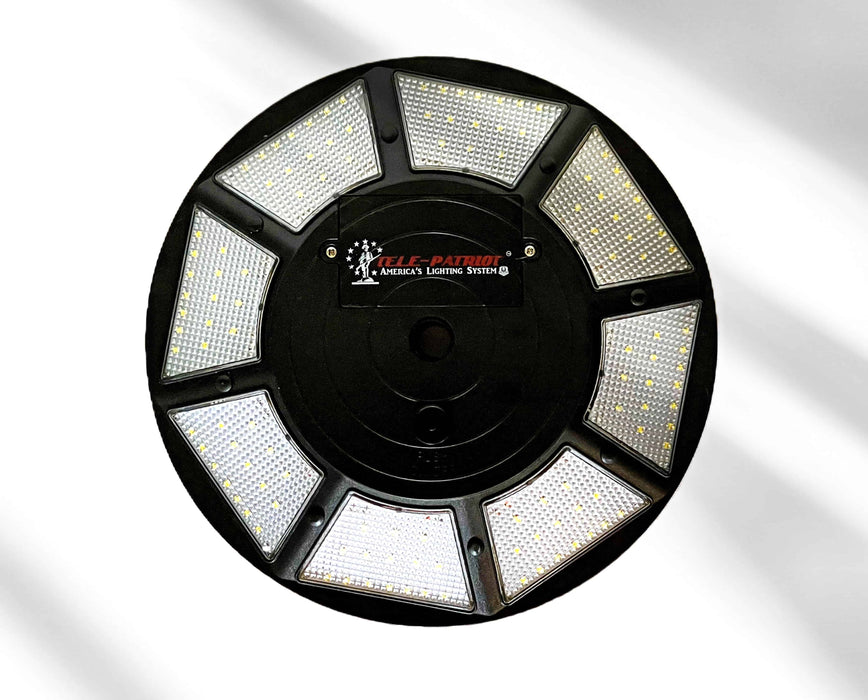 TelePatriot 800 Series Solar Flagpole Light - 200 LED Waterproof IP65