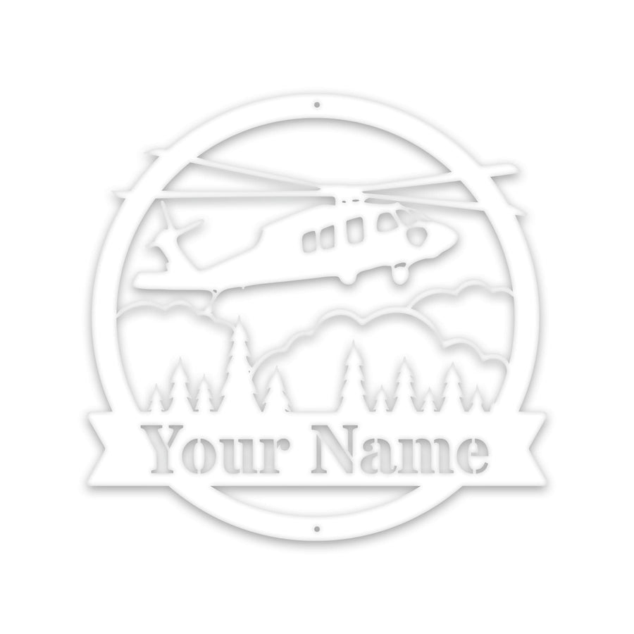 Blackhawk Helicopter Monogram - Aviator Gift