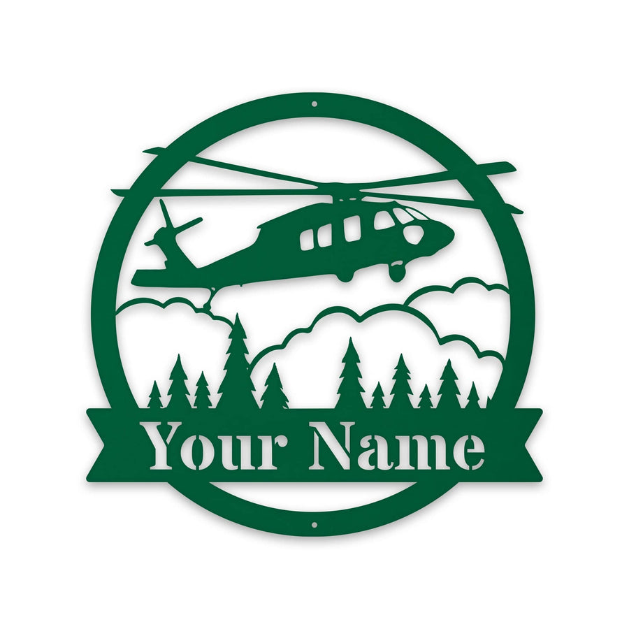 Blackhawk Helicopter Monogram - Aviator Gift