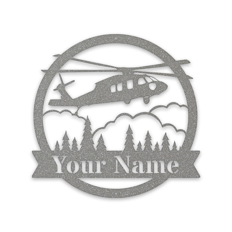 Blackhawk Helicopter Monogram - Aviator Gift