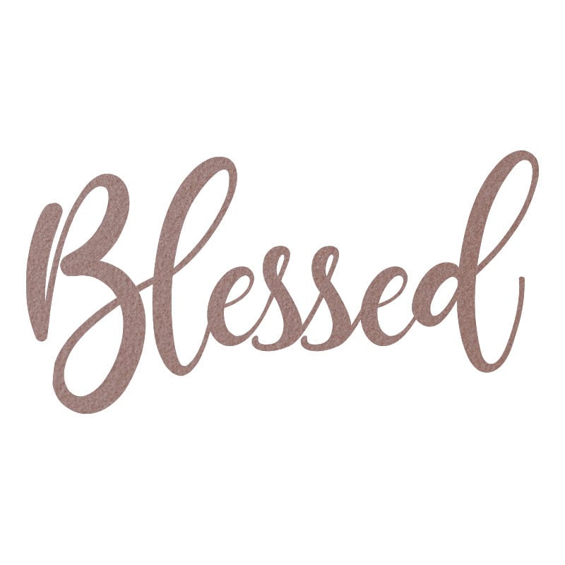 Blessed Metal Sign - Custom Metal Wall Art | Home Decor Gift for Family Room