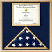 Air Force Flag and certificate Display case., , The Military Gift Store, Air Force Flag