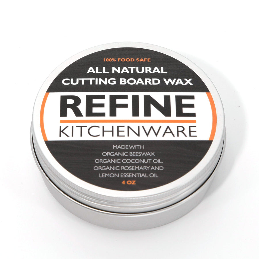 Refine cutting board wax tin; 4 oz package shown