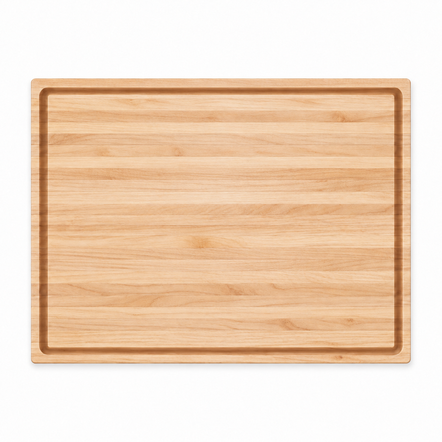 24 × 18 Maple / Top Juice Groove / No Handles - top view