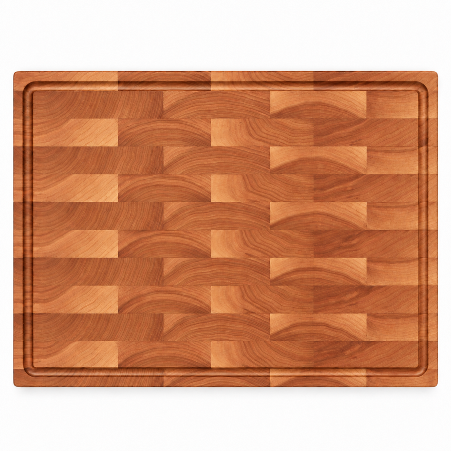 20 × 15 Cherry / Top Juice Groove / No Handles - top view