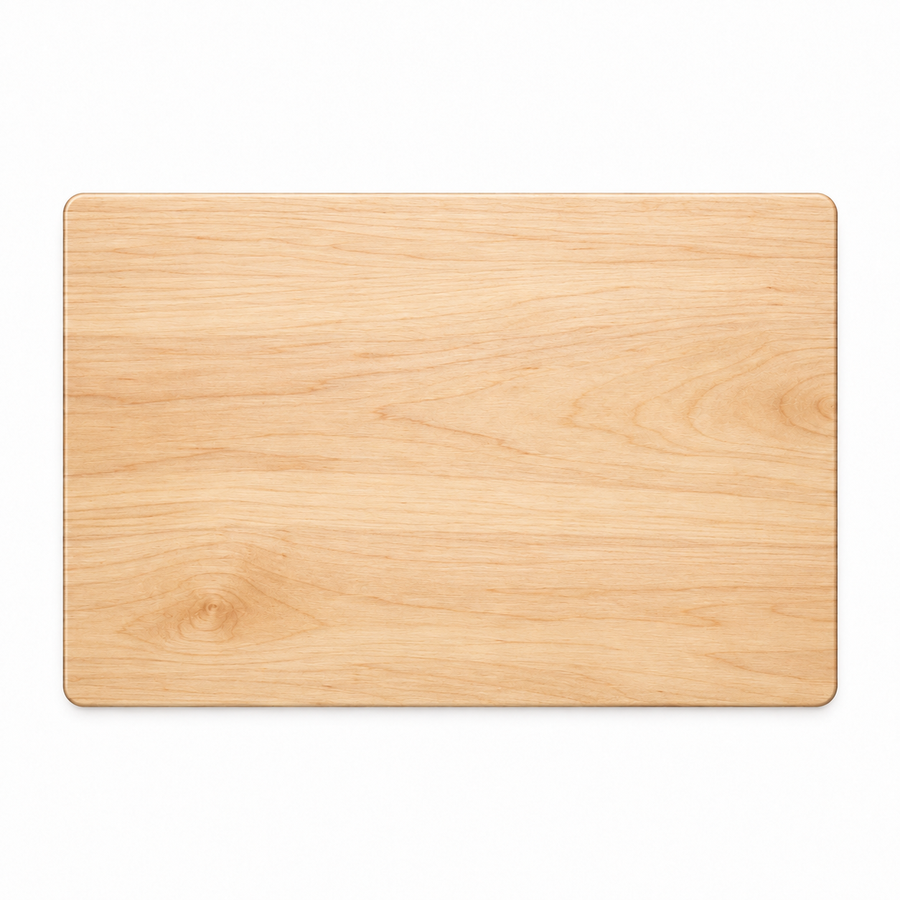 18 × 12 Maple / Bottom Juice Groove / No Handles - top view