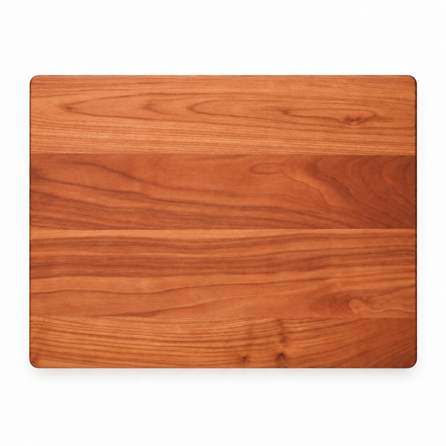 24 × 18 Cherry / Bottom Juice Groove / No Handles - top view