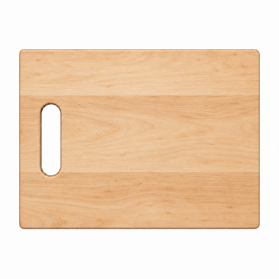 12 × 9 Maple / No Groove / Single Handle - top view
