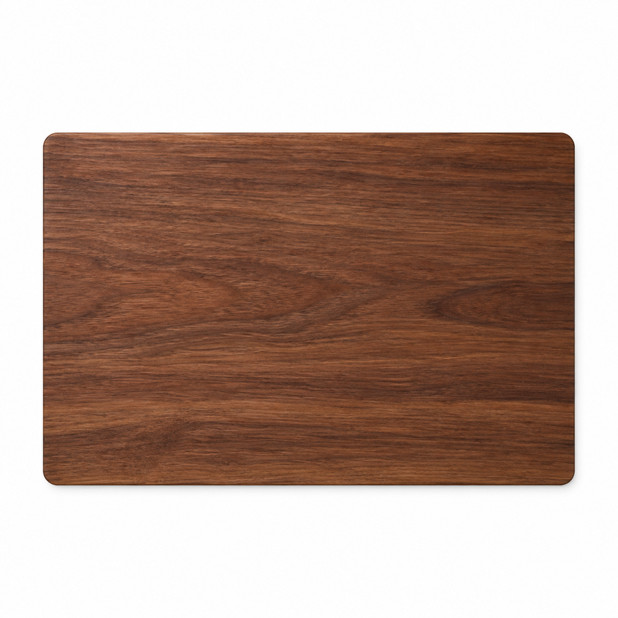 18 × 12 Walnut / No Groove / No Handles - top view