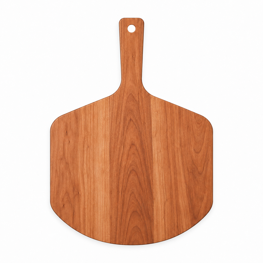 17 × 12 Cherry / No Groove / Paddle Handle - top view