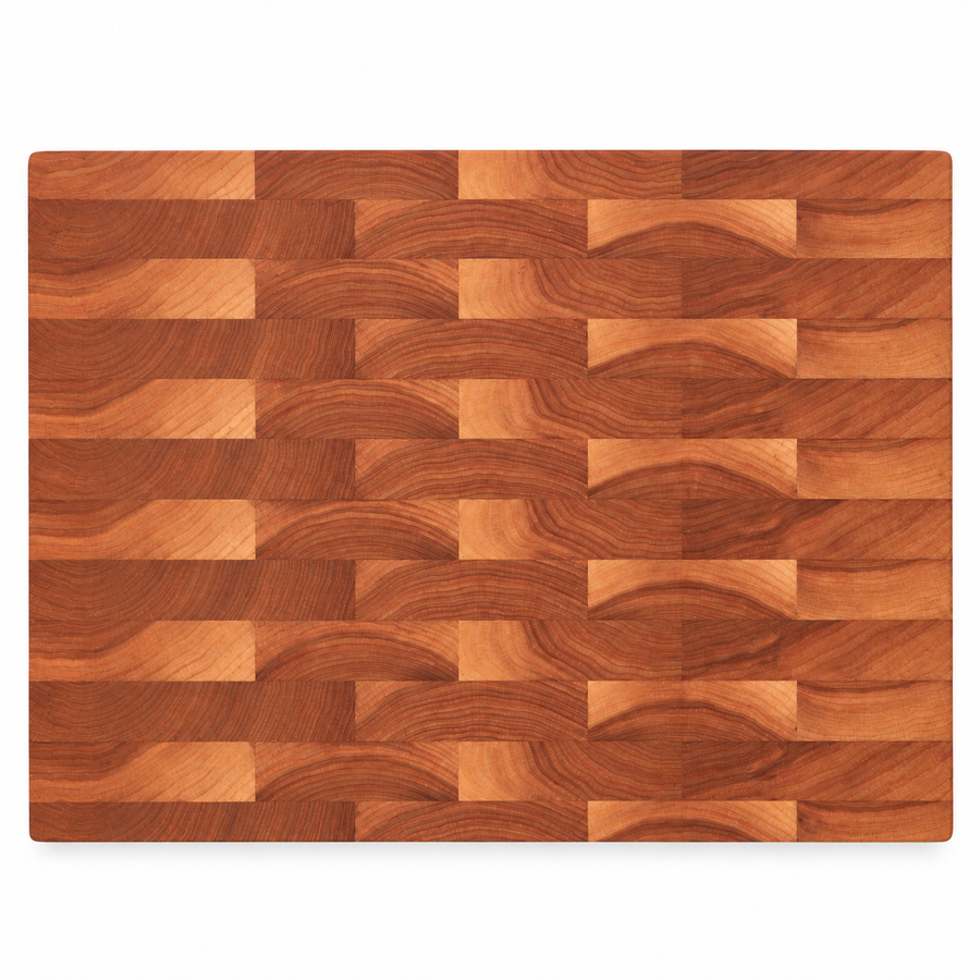 20 × 15 Cherry / Bottom Juice Groove / No Handles - top view