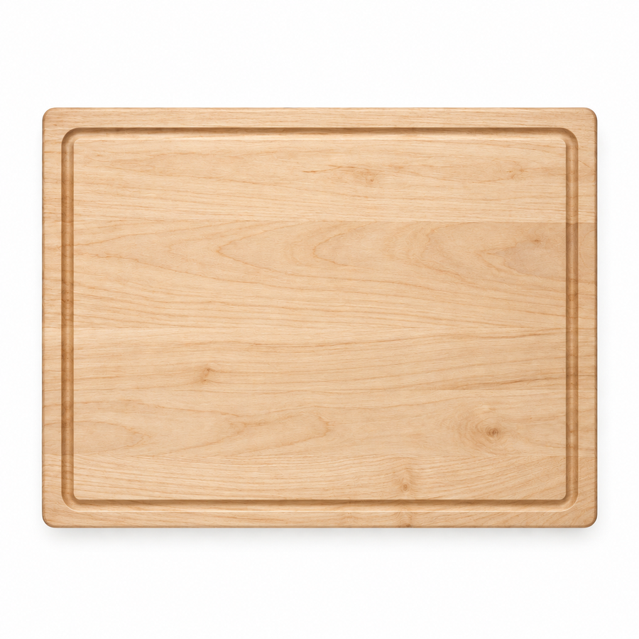 24 × 18 Maple / Top Juice Groove / No Handles - top view