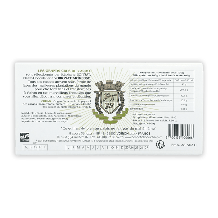 Bonnat Chuao, Venezuela 75% by Farm2Me