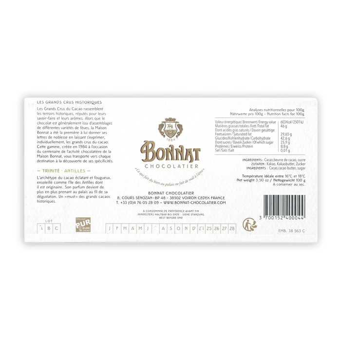 Bonnat Trinite, Trinidad 75% by Farm2Me