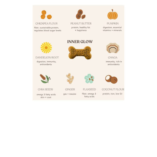 Botanical Bones - Inner Glow Dog Treat Pouches - 4 x 3.2oz - Pet & Other | Delivery near me in ... Farm2Me #url#