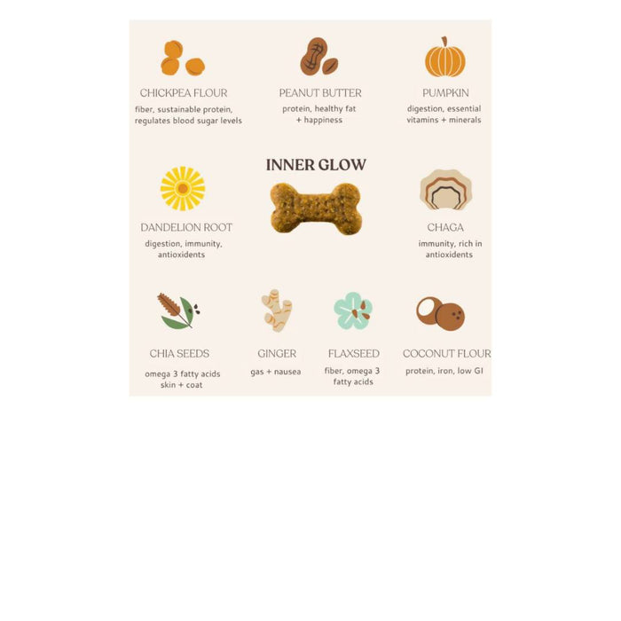 Botanical Bones - Inner Glow Dog Treat Pouches - 4 x 3.2oz - Pet & Other | Delivery near me in ... Farm2Me #url#