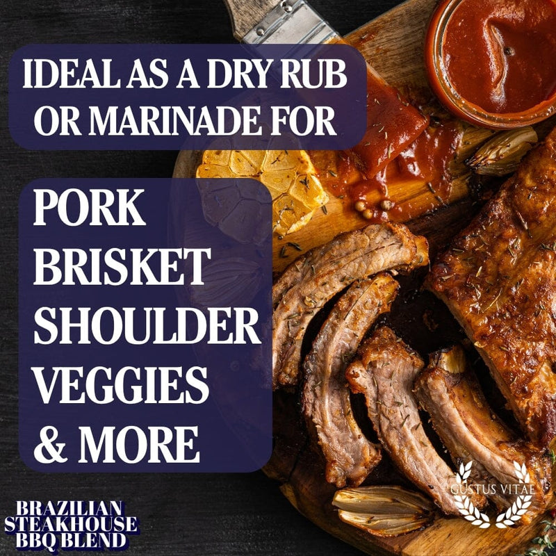 Brazilian Steakhouse BBQ Blend Bougie BBQ Gustus Vitae