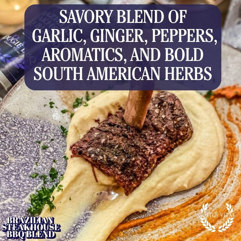 Brazilian Steakhouse BBQ Blend Bougie BBQ Gustus Vitae