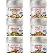 Bread Dipping Seasonings - Variety 6 Pack Collections & Gift Sets Gustus Vitae