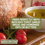 Bread Dipping Seasonings - Variety 6 Pack Collections & Gift Sets Gustus Vitae