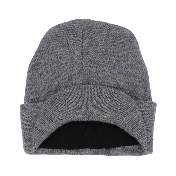 Brimmed Alpaca Knit Radar Mash Hat