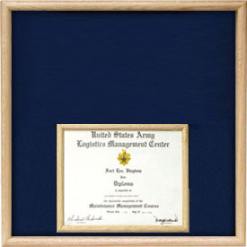 US Marine Corp Certificate Display Case in bottom. - The Military Gift Store