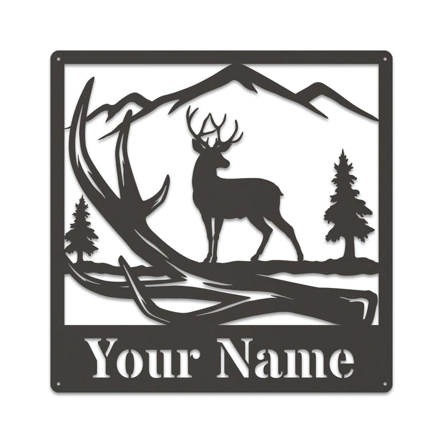 Buck Antler Monogram