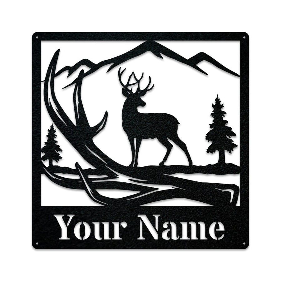 Buck Antler Monogram