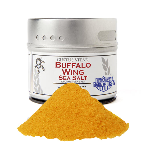 Buffalo Wing Sea Salt Gourmet Salts Gustus Vitae