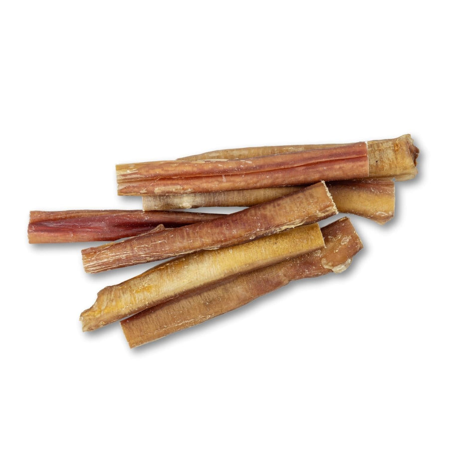 All-Natural Beef Bully Stick Dog Treats, High Protein & Long-Lasting Chews – 6-Inch Thick (25/case)