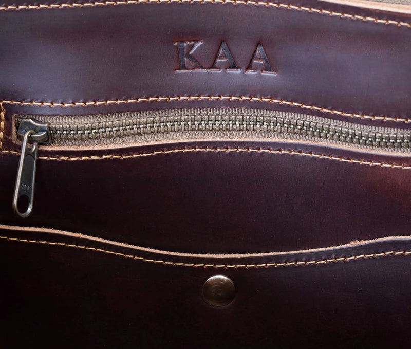 Mini Deluxe Lifetime Tote by Lifetime Leather Co