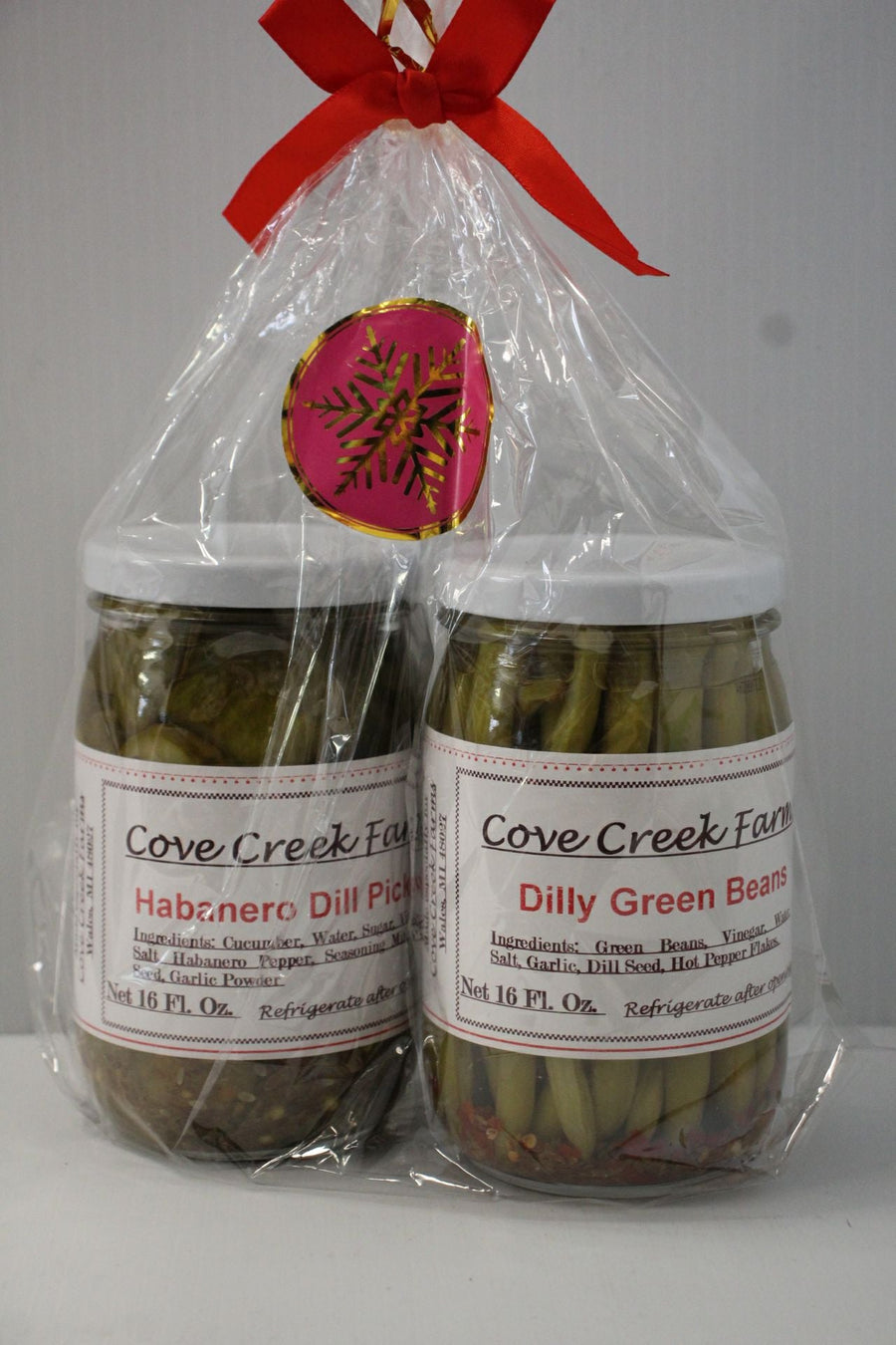 Cove Creek Farms Habanero Dill Pickles & Dilly Green Beans Gift Set