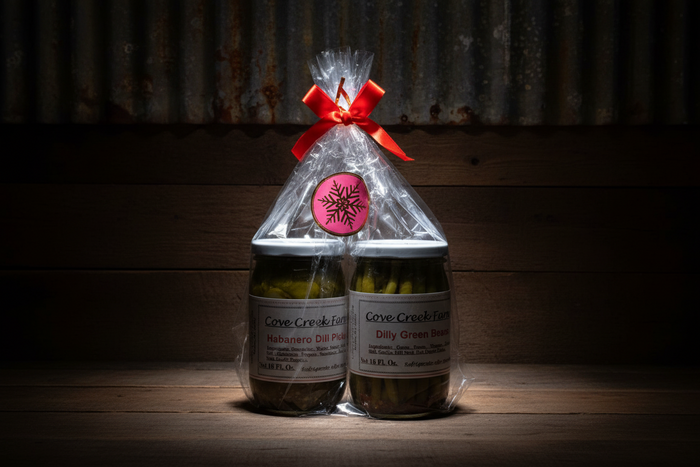 Cove Creek Farms Habanero Dill Pickles & Dilly Green Beans Gift Set