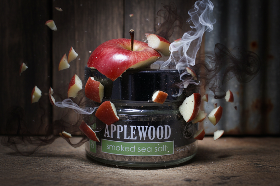 Applewood Smoked Sea Salt by Olivelle