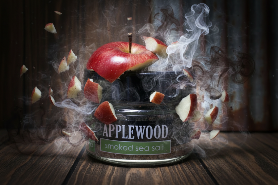 Applewood Smoked Sea Salt by Olivelle