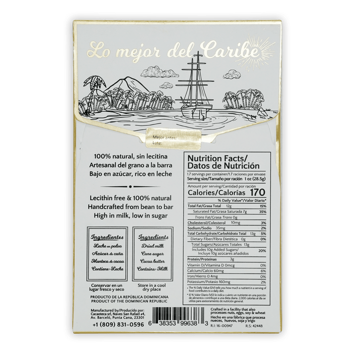 Cacaoteca White Chocolate 32% by Farm2Me