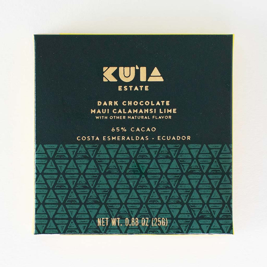Calamansi Lime Dark Chocolate Bar