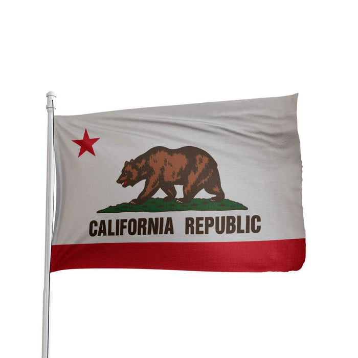 California State Flag 3x5 - Durable Nylon Bear Republic Flag