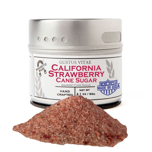 California Strawberry Cane Sugar Gourmet Cane Sugar Gustus Vitae
