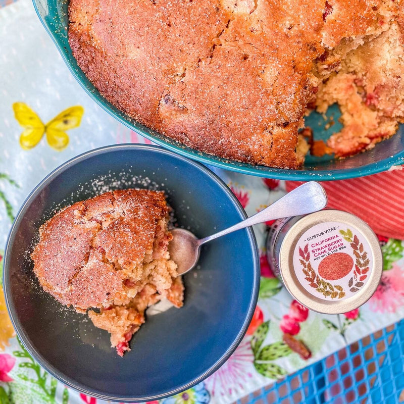 California Strawberry Cane Sugar Gourmet Cane Sugar Gustus Vitae