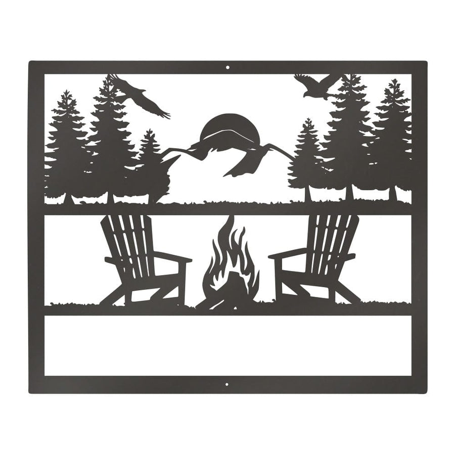Campfire Monogram Sign