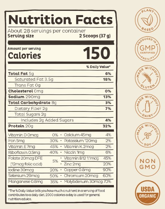 CampusProtein.com - Kos Organic Plant Protein - | Delivery near me in ... Farm2Me #url#