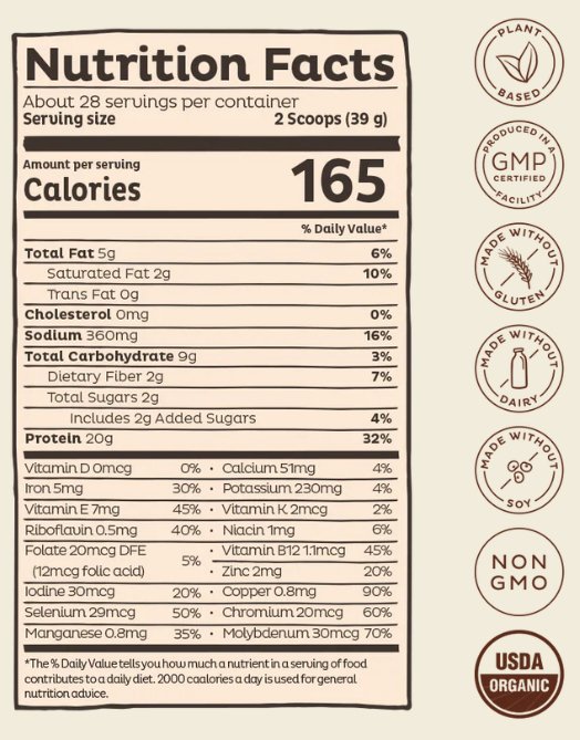 CampusProtein.com - Kos Organic Plant Protein - | Delivery near me in ... Farm2Me #url#